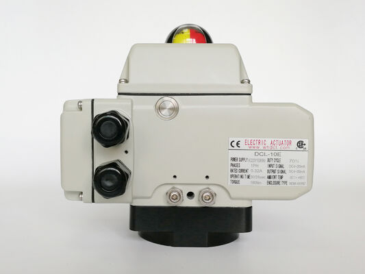 Burner Fuel Butterfly Valve 0~90°Adjustable Smart Electric Actuator