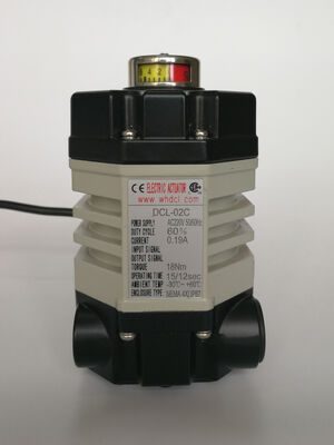 CSA Super torsi miniatur DC/AC 18Nm aktuator listrik
